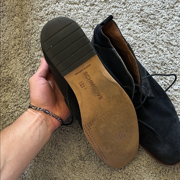 Men's Black Suede Shoes - Picture 5 of 5
